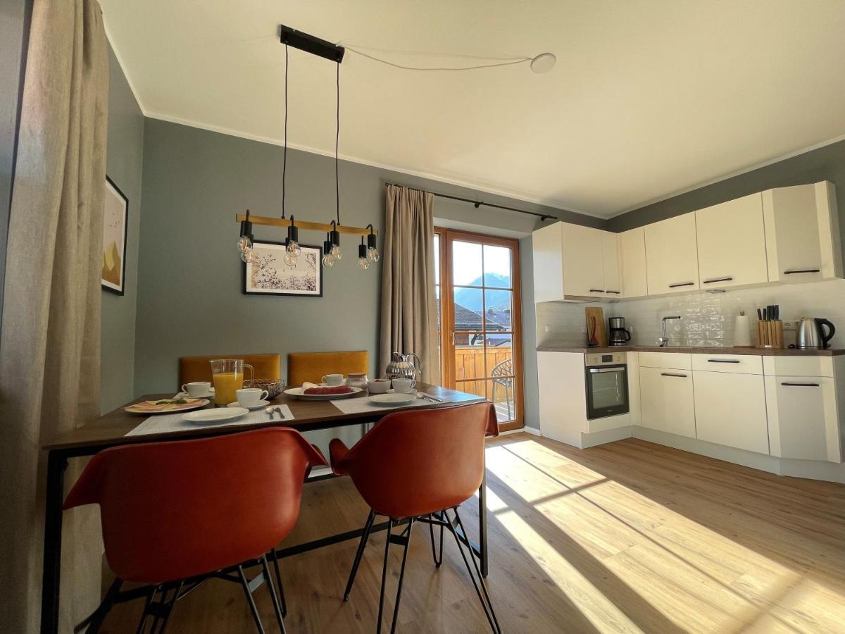 Das Bergquartier - Ferienwohnung Zugspitze Оберау Экстерьер фото